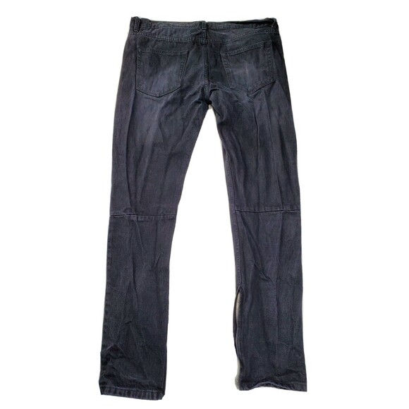 Mintcrew Mens Skinny/Slim Jeans Button Fly Riri Zipper Ankles Black Size 37x34 - Picture 2 of 5